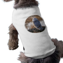 Snowy Owl Winking Doggie Tee Shirt