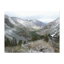 Snowy Sierra Nevadas Canvas Print