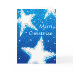 Snowy Stars - Christmas Card