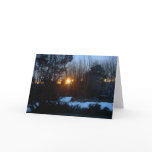 Snowy Sunrise Cards