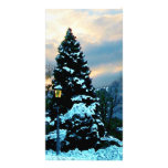 Snowy Sunset Custom Photo Card