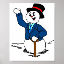 Snowy the Snowman Poster