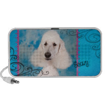 Snowy the Standard Poodle Portable Speaker