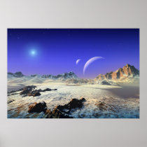 Snowy vista posters