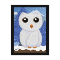 Snowy White Owl Postcard