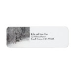 Snowy Woods Return Address Labels