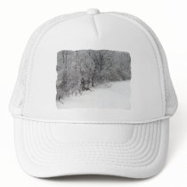 Snowy Woods Solid White Hat
