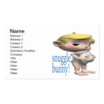 Snuggle Bunny Business Card Templates
