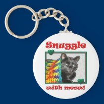 Snuggle with meow!  Cat keychains