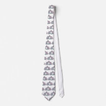 Snuggling Elephants Neck Ties