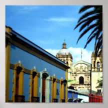 So blue in Mexico Print