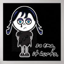 so emo girl posters