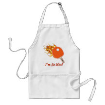 So Hot Flaming Ping Pong Apron