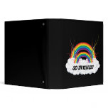 SO INTENSE DOUBLE RAINBOW binders