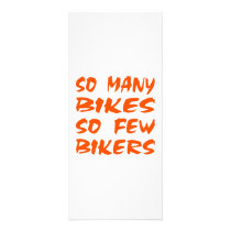 So Many Bikes So Few Bikers Rack Cards