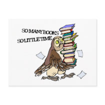 So Many Books Post Card