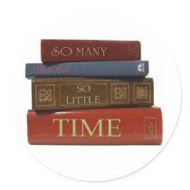 So Many Books So Little Time Stickers