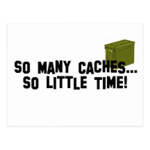 So Many Caches... Postcards
