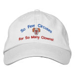 So Many Clowns Embroidered Hat embroidered hats