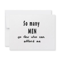 So Many Men