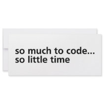 So Much To Code... Custom Rack Card