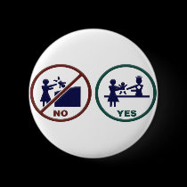 So No To Dumpster Babies buttons