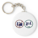 So No To Dumpster Babies Keychain
