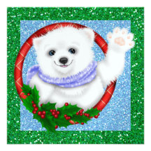 So Precious! Christmas Polar Bear Card .... SRF Announcement