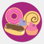 So Sweet Desserts Round Sticker