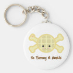 so yummy it hurts waffle keychains