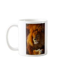 Soaking Up the Sun, King of the Jungle Lion II Coffee Mugs