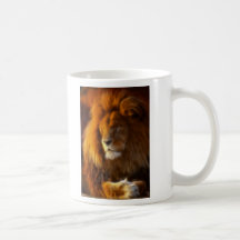 Soaking Up the Sun, King of the Jungle Lion II Coffee Mugs