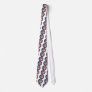 Soap box derby car with stars and stripes custom tie