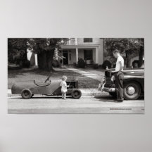 Soap Box Derby Racer Poster