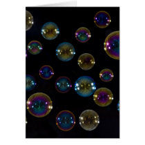 Soap Bubbles Greeting Card