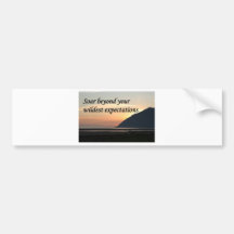 Soar beyond your wildest expectations: Alaska Bumper Sticker