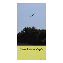 Soar Like an Eagle Personalized Photo Card
