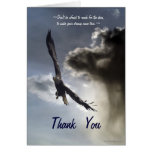Soaring American Bald Eagle Thank You Card