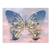 Soaring Butterfly Post Cards