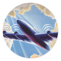 Soaring Through the Air Sticker