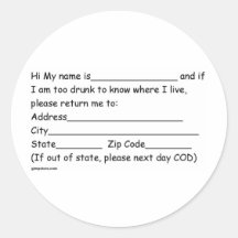 sober and girlfriends round sticker