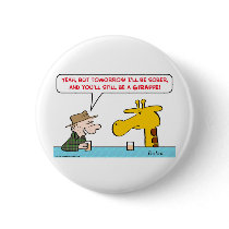 sober giraffe pinback buttons