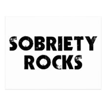 Sobriety Rocks Postcards