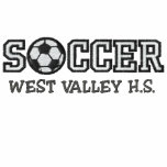 Soccer - Add your school Embroidered Hoody
