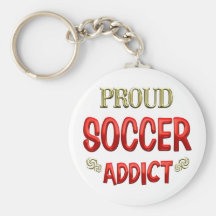 Soccer Addict Key Chain