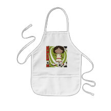 SOCCER - African American Girl T-shirts and Gifts Aprons