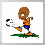 Soccer Alien Posters