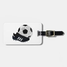 Soccer Ball and Cleat Tags For Bags