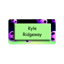 Soccer Ball - Boys school name label