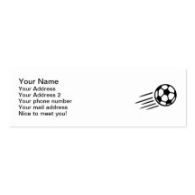Soccer ball business cards